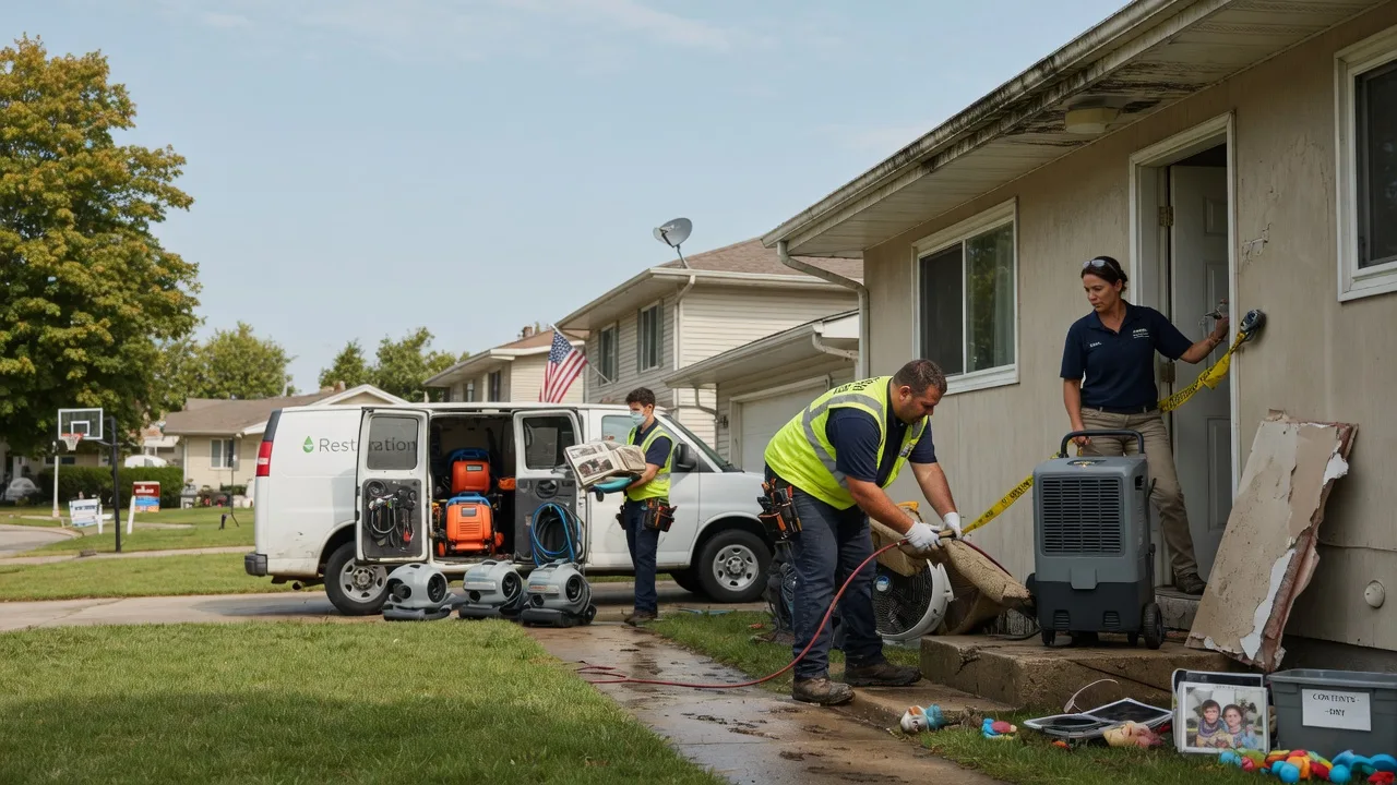 Water Damage Restoration in El Paso, IL near me